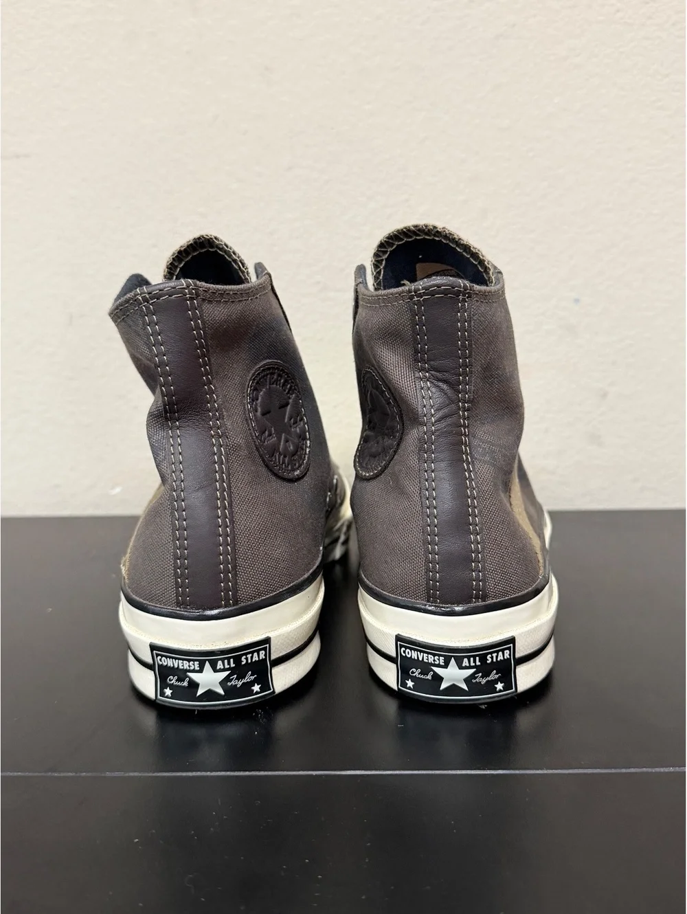 Size 8.5 - Converse Women’s Chuck 70 Leather Overlay High “Engine Smoke”